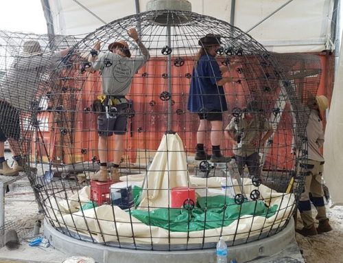 Domeshells First Basalt Fibre Reinforced Dome Workshops
